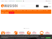 Tablet Screenshot of musisol.com